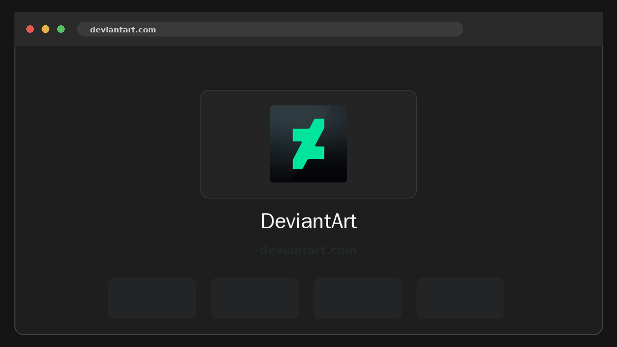 DeviantArt 网站预览