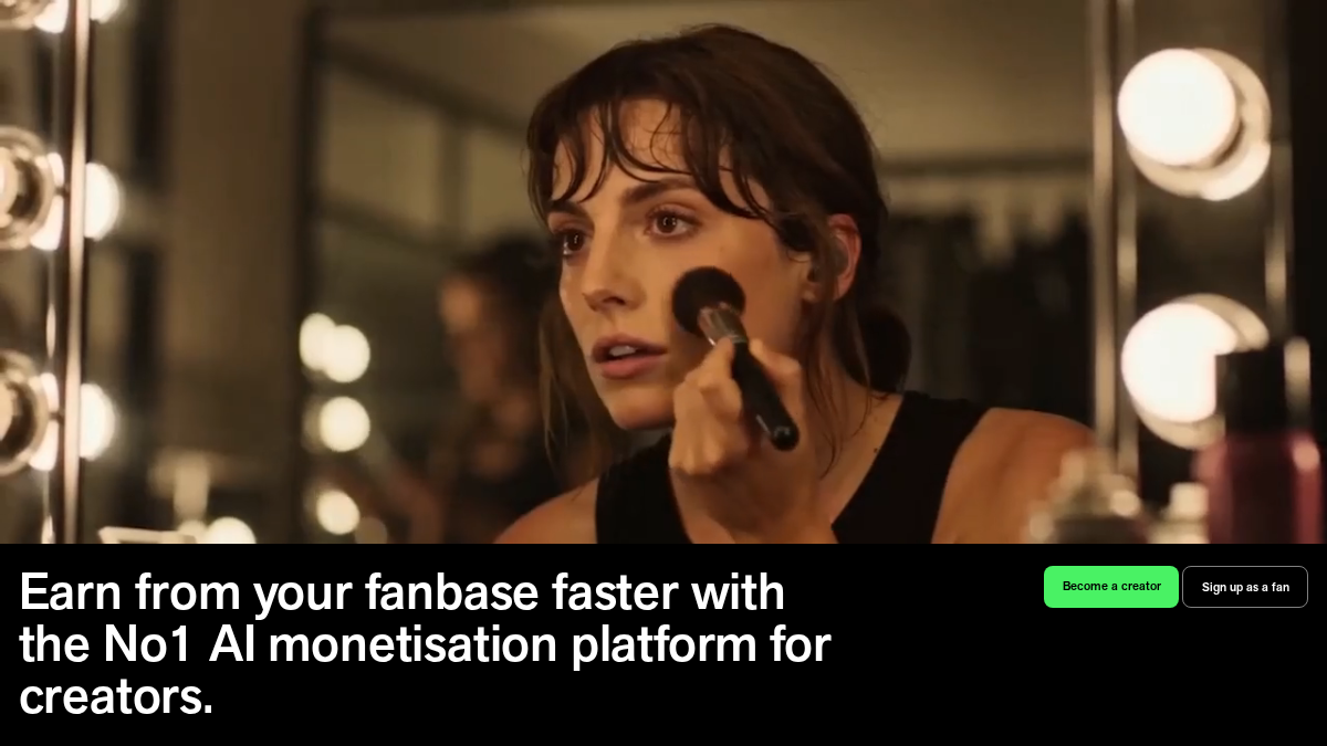 Fanvue 网站预览