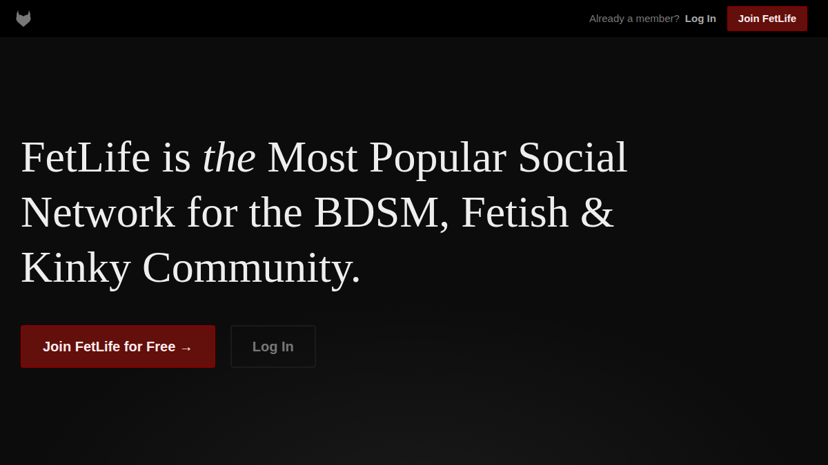 FetLife 网站预览