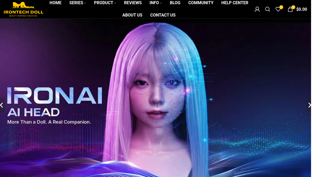 Irontech Doll 网站预览