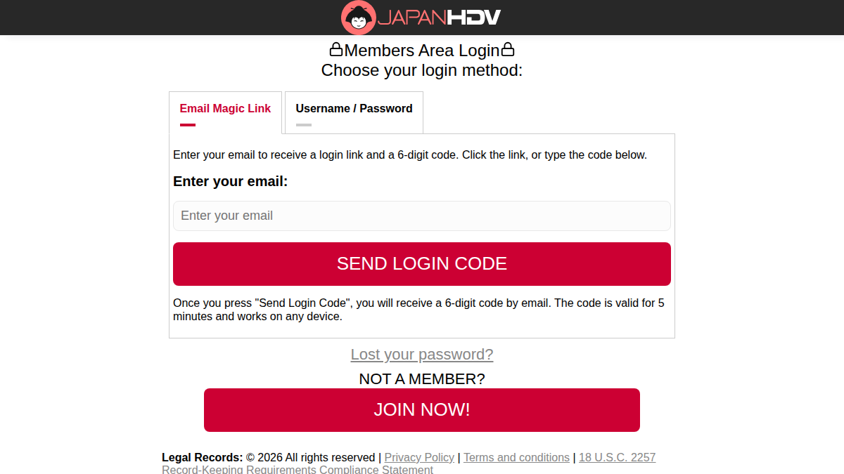 JapanHDV 网站预览