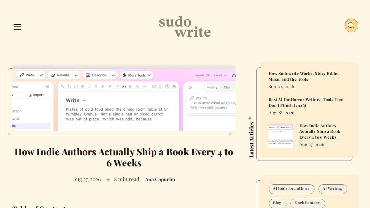 SudoWrite 网站预览